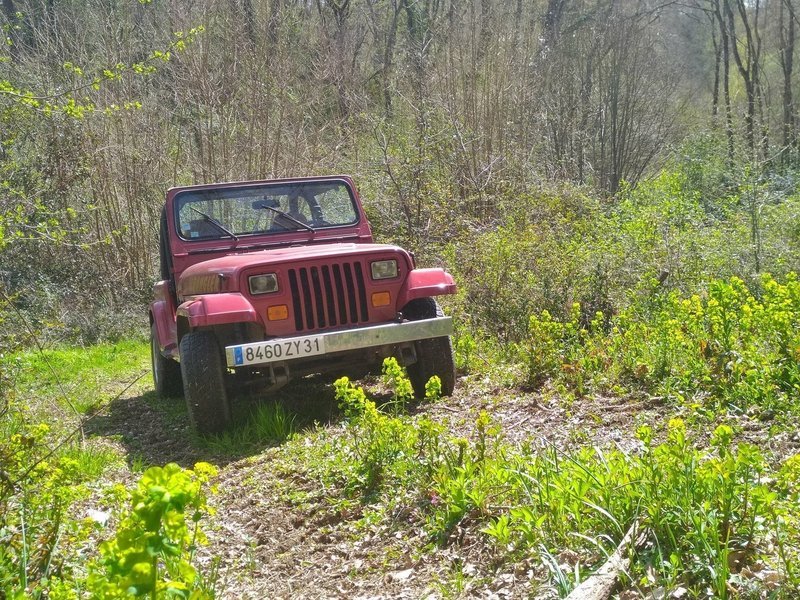 Baptême Tout terrain en Jeep Wrangler 2,5L