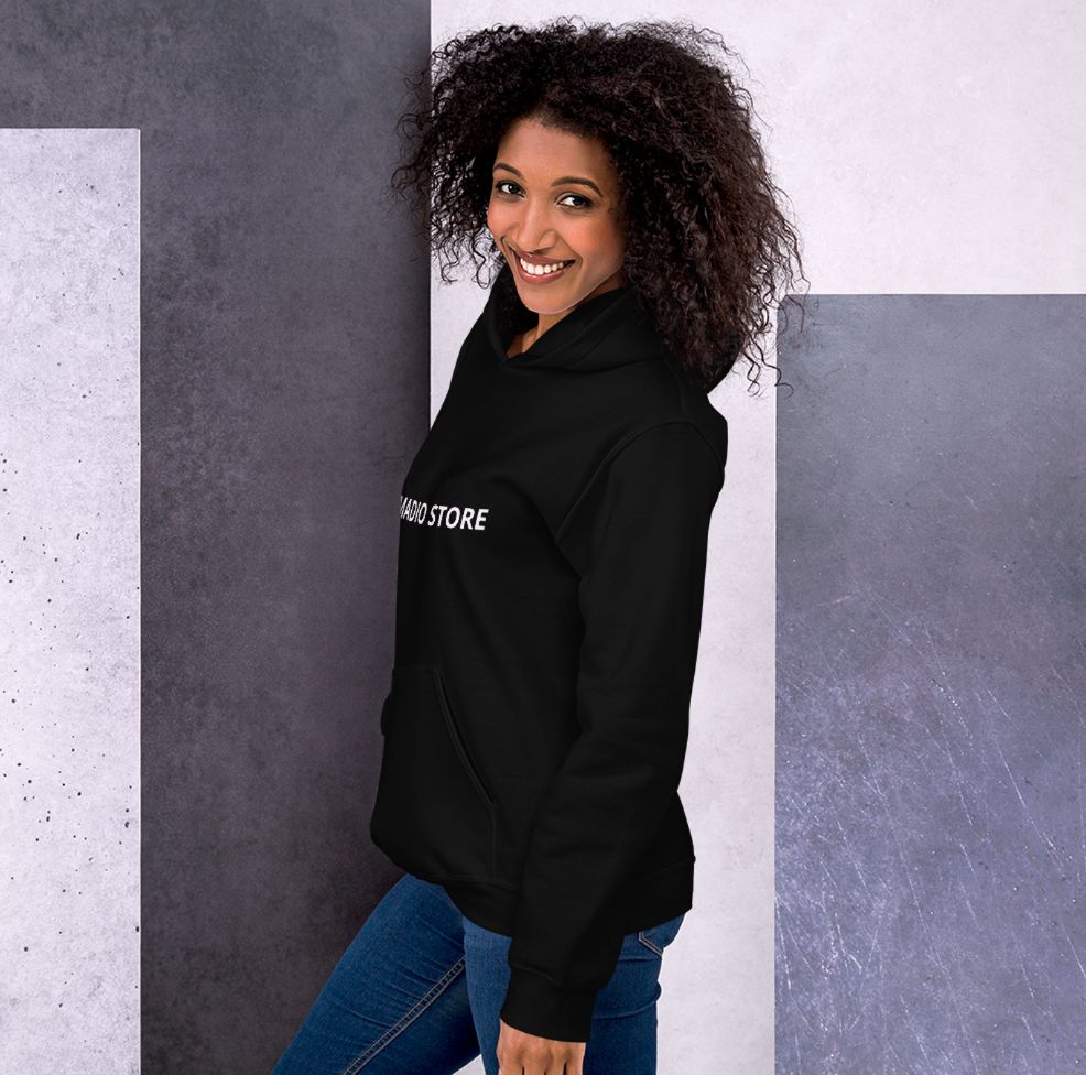 The Essential Cotton Hoodie - Jet Black