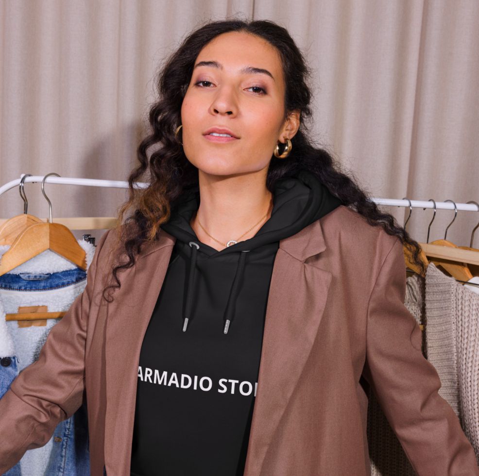 The Urban Raglan Hoodie - Midnight Black