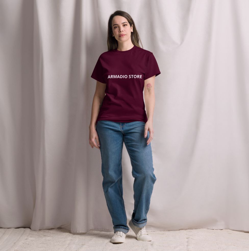 The Classic Cotton Tee - Deep Burgundy