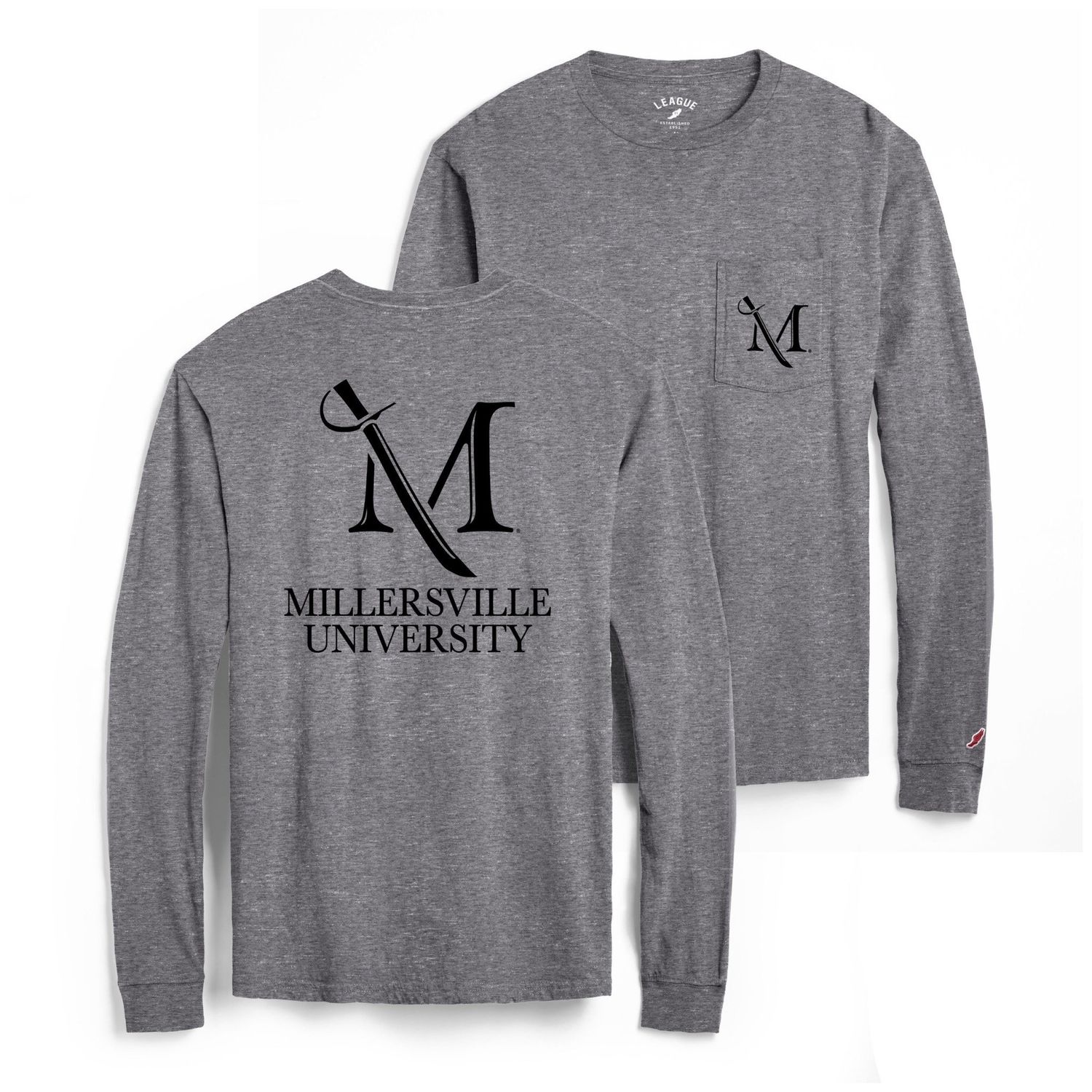 Longsleeve Vintage Pocket Tee Midnight Heather