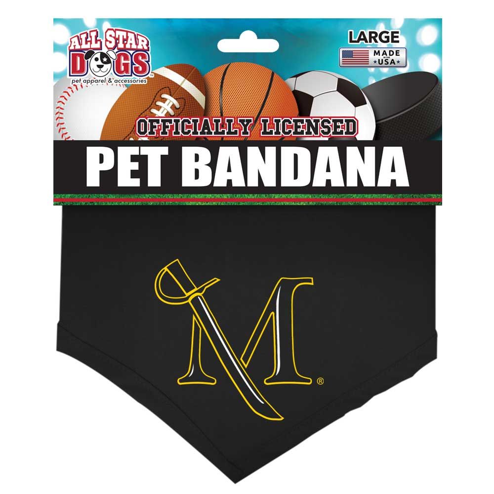 All Star Dogs Pet Bandana, Color: Black, Size: Small