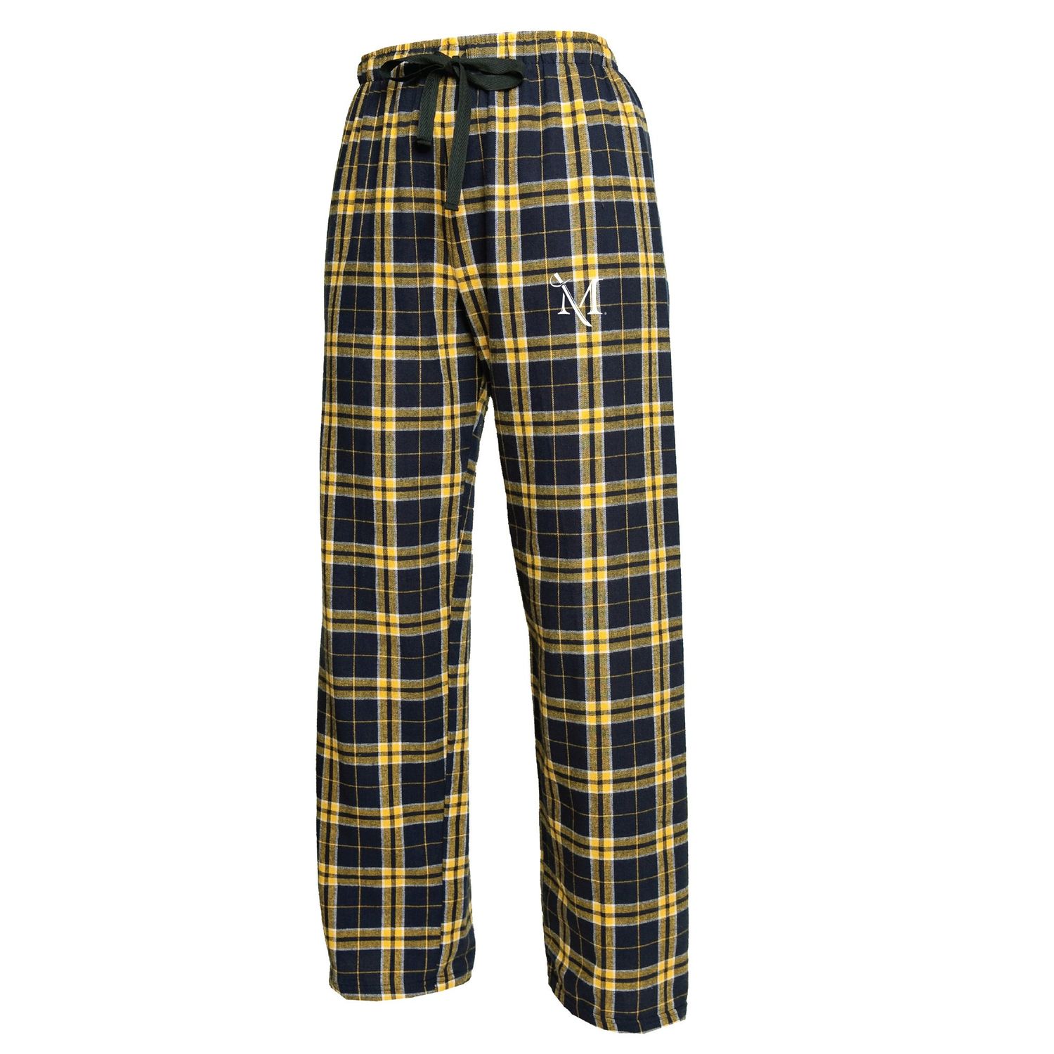 Black and Gold Flannel Pants