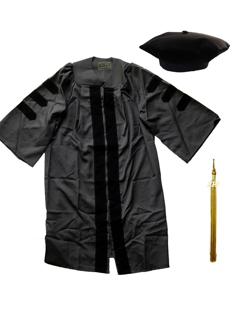 Doctorate Gown, Cap &amp; Tassel