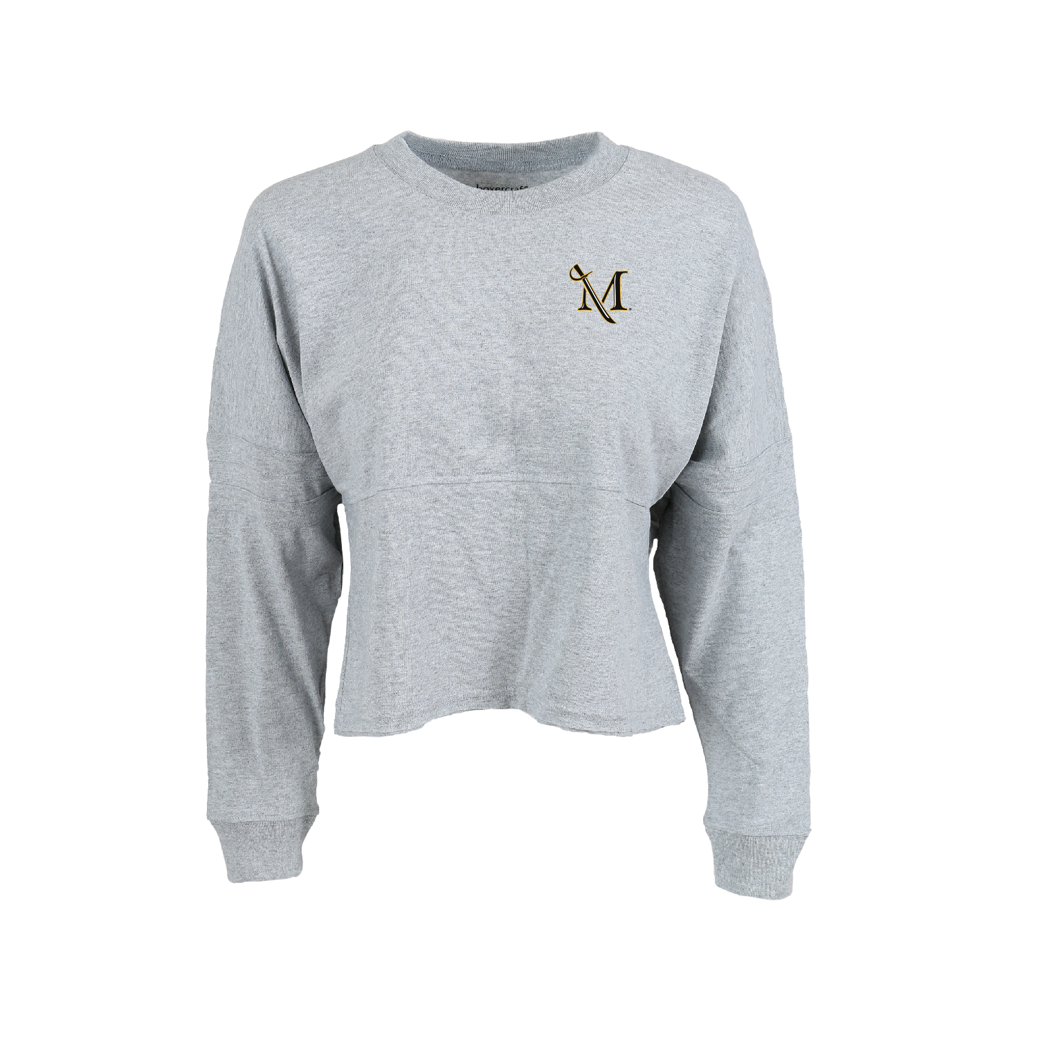 Cropped Retro Jersey Oxford Grey