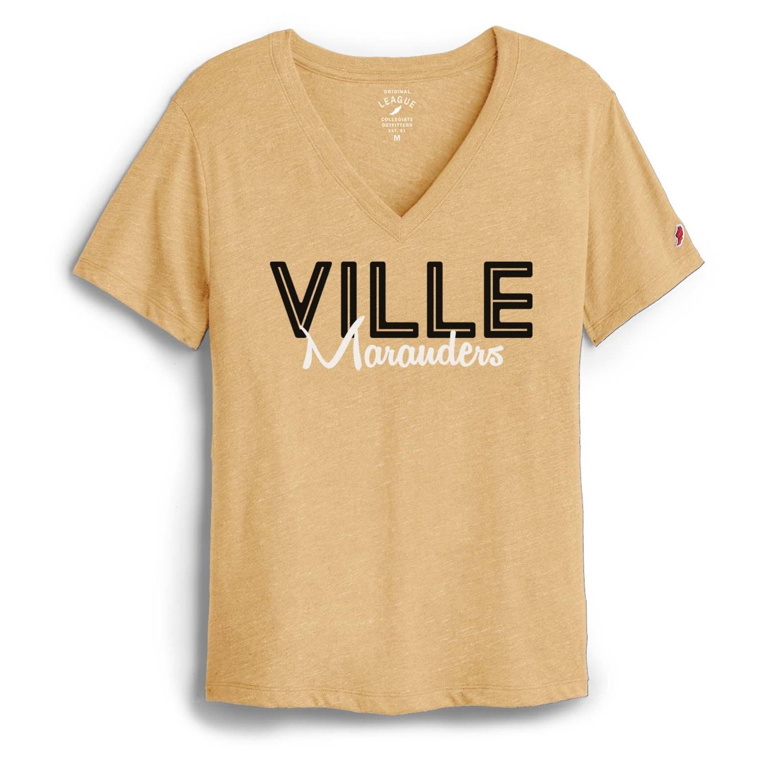 Intramural Boyfriend V-Tee Heather Varsity Gold