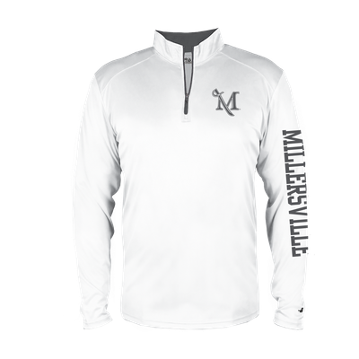 B-Core 1/4 Zip with Grey Ink