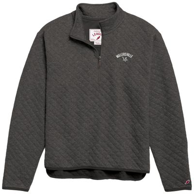 Quilted Highland 1/4 Zip Heather Smoke