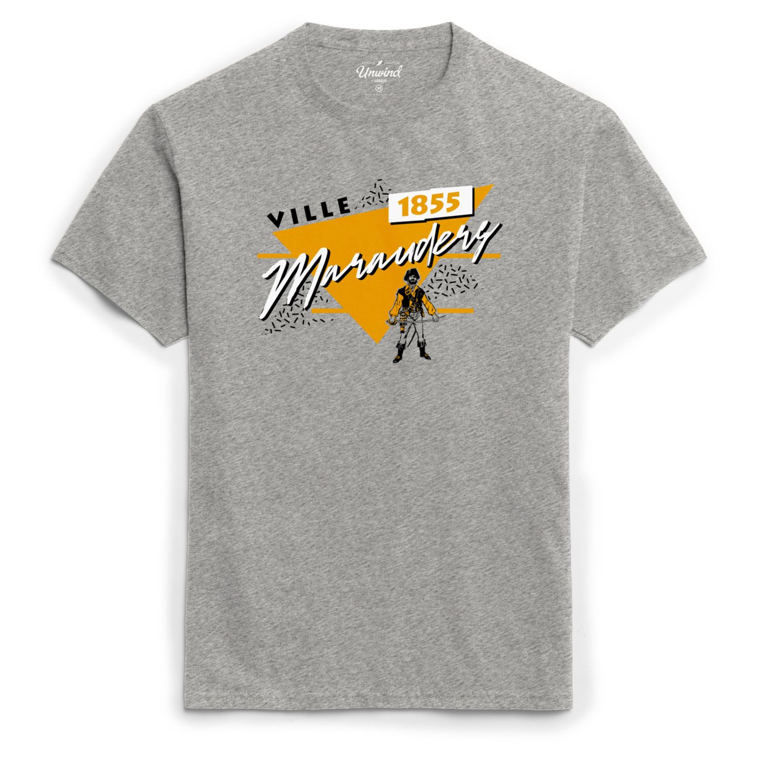 Retro Heather Grey Tee