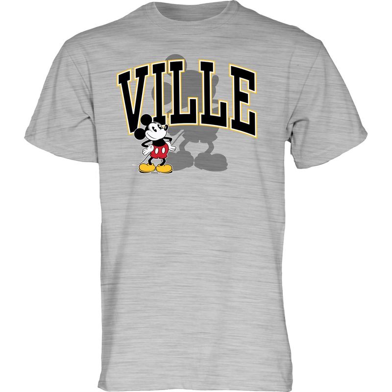 Mickey Shadow Ville Short Sleeve Tee Oxford grey
