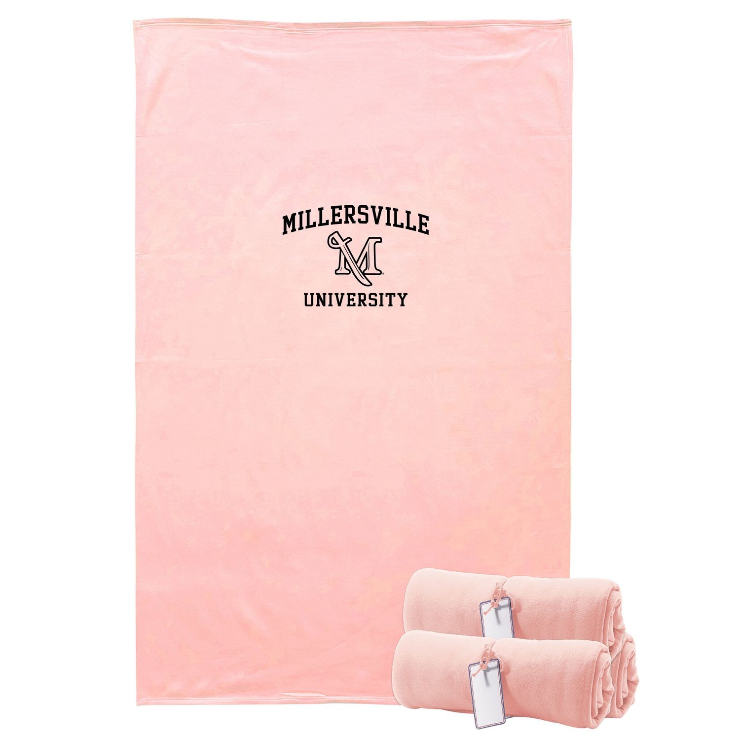 Sweatshirt Throw Blanket 40"x52", Color: Cameo Pink