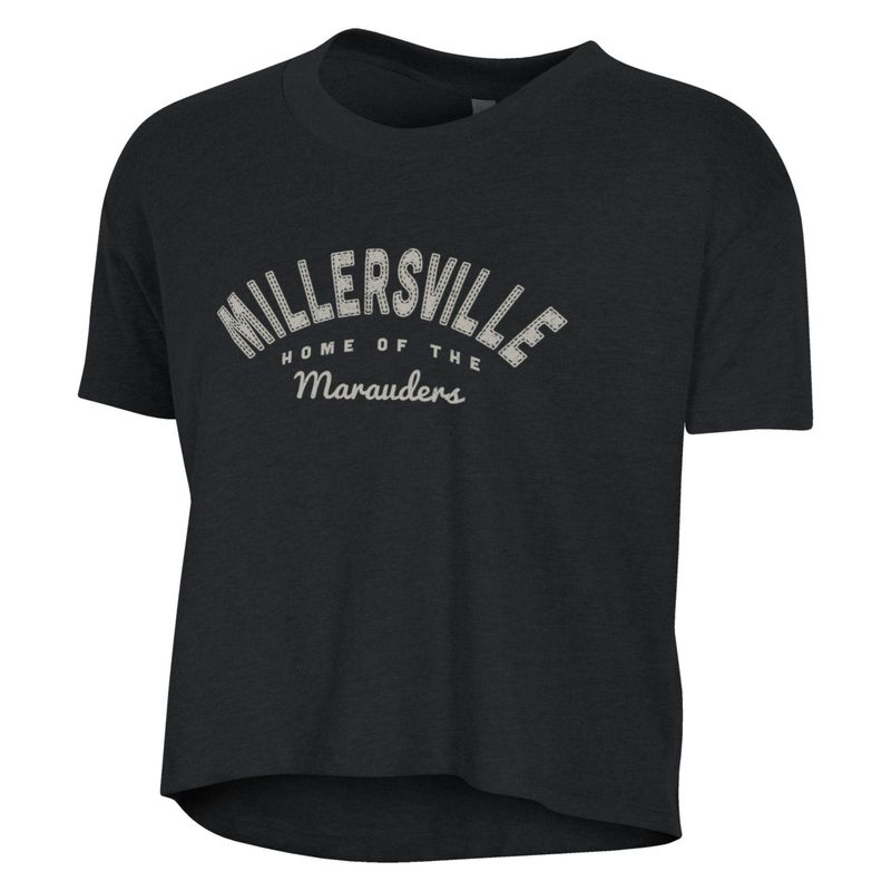 Headliner Crop Tee Black