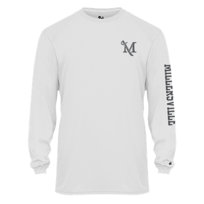 B-Core Longsleeve with Millersville Shadow Ink
