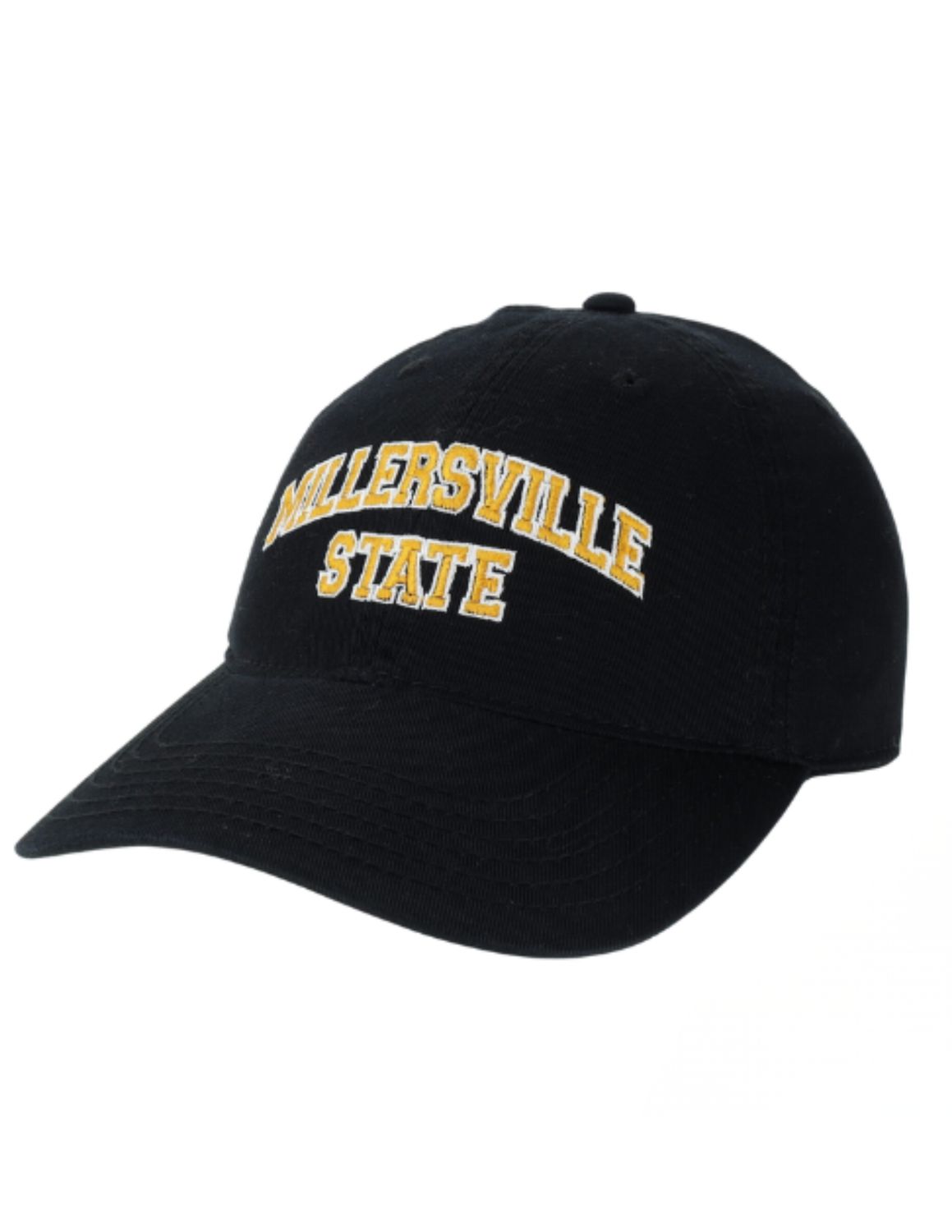 Millersville State Embroidered Hat, Color: Black and Gold