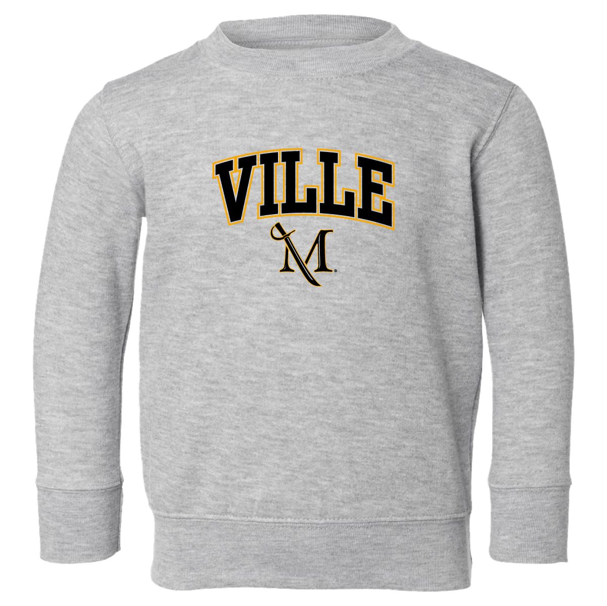 Ripley Toddler Fleece Crew Heather Grey