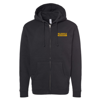 Heavyweight Full-Zip Hood Black