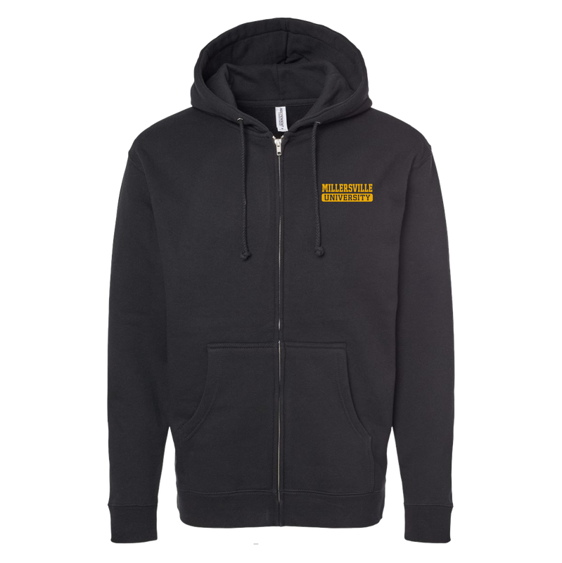 Heavyweight Full-Zip Hood Black