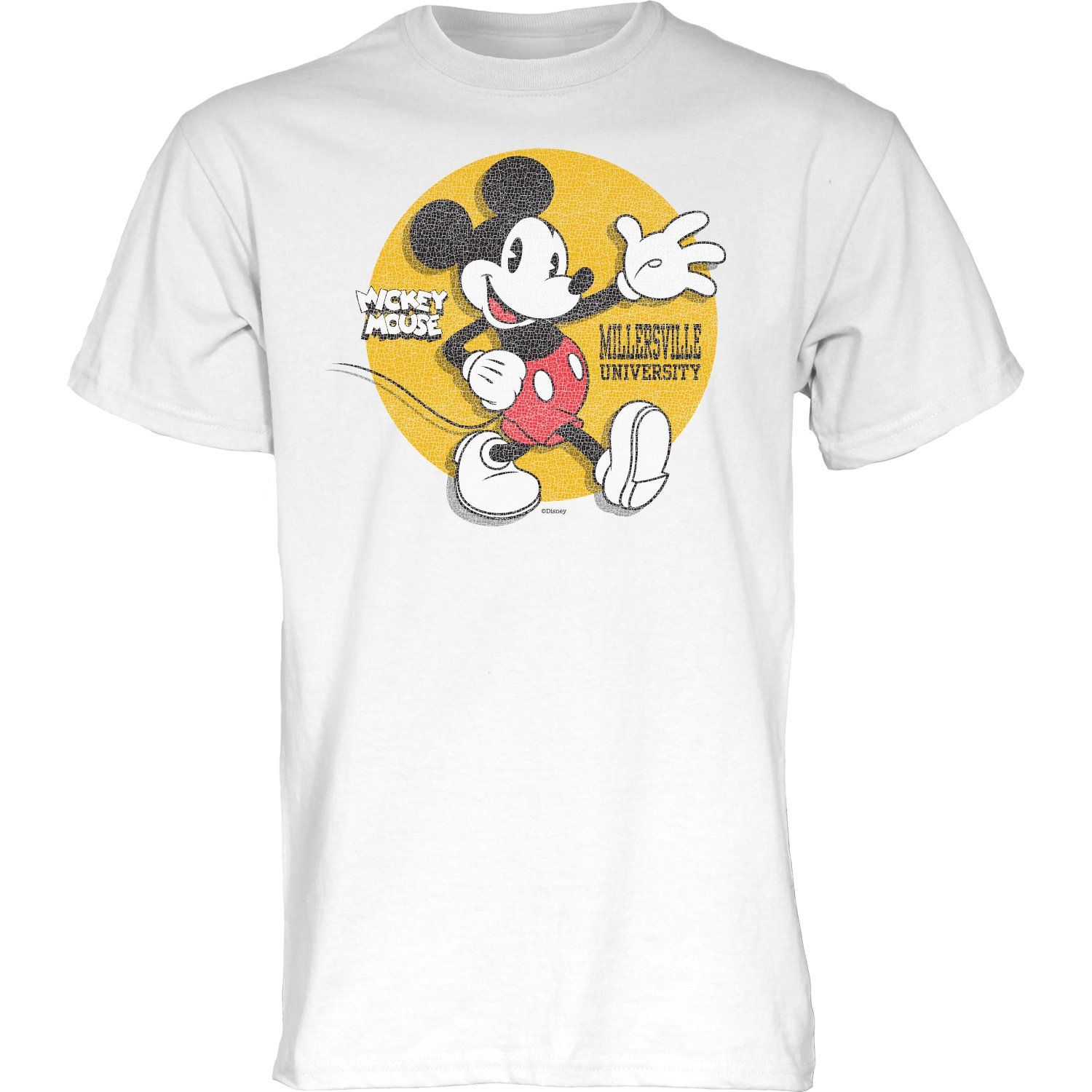 Disney Hello Mickey Tee, Color: White, Size: Small
