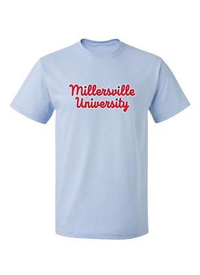 Phillies Font Logo Tee Light Blue