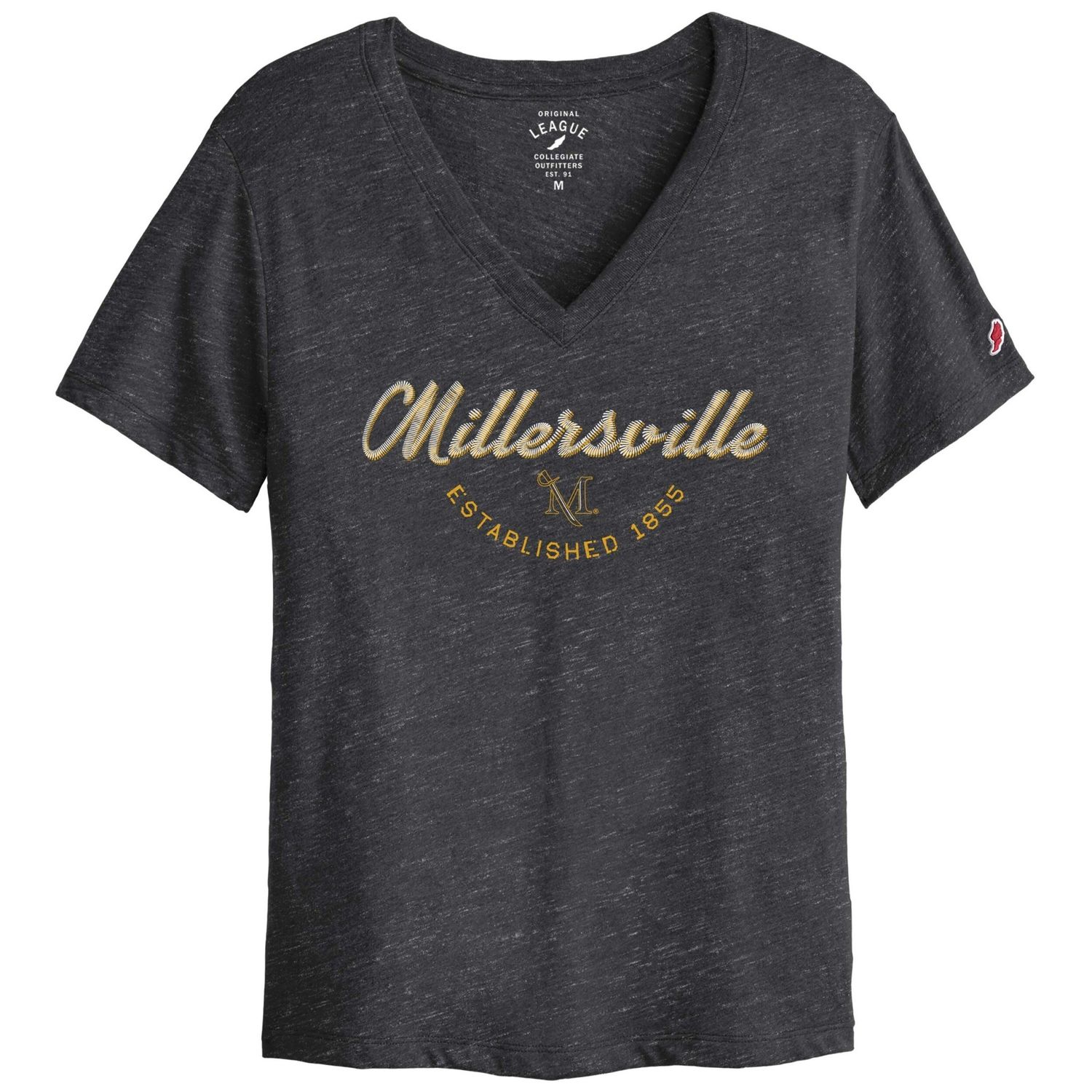 Intramural Boyfriend V-Tee Varsity Black
