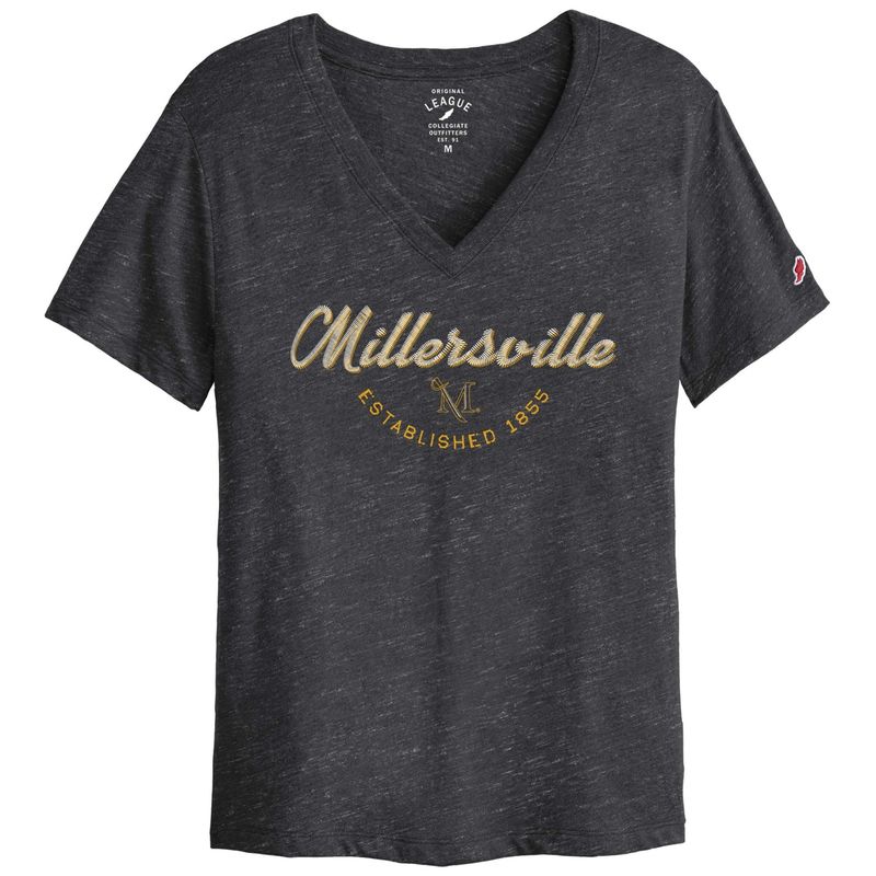 Intramural Boyfriend V-Tee Varsity Black