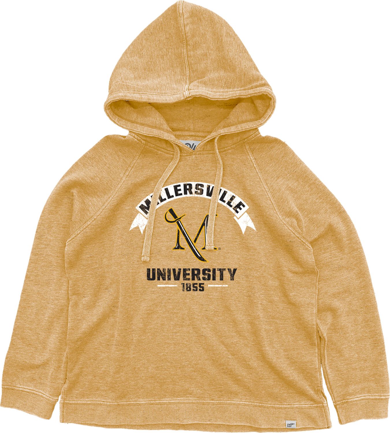 Women's Burnout Hood - Mustard