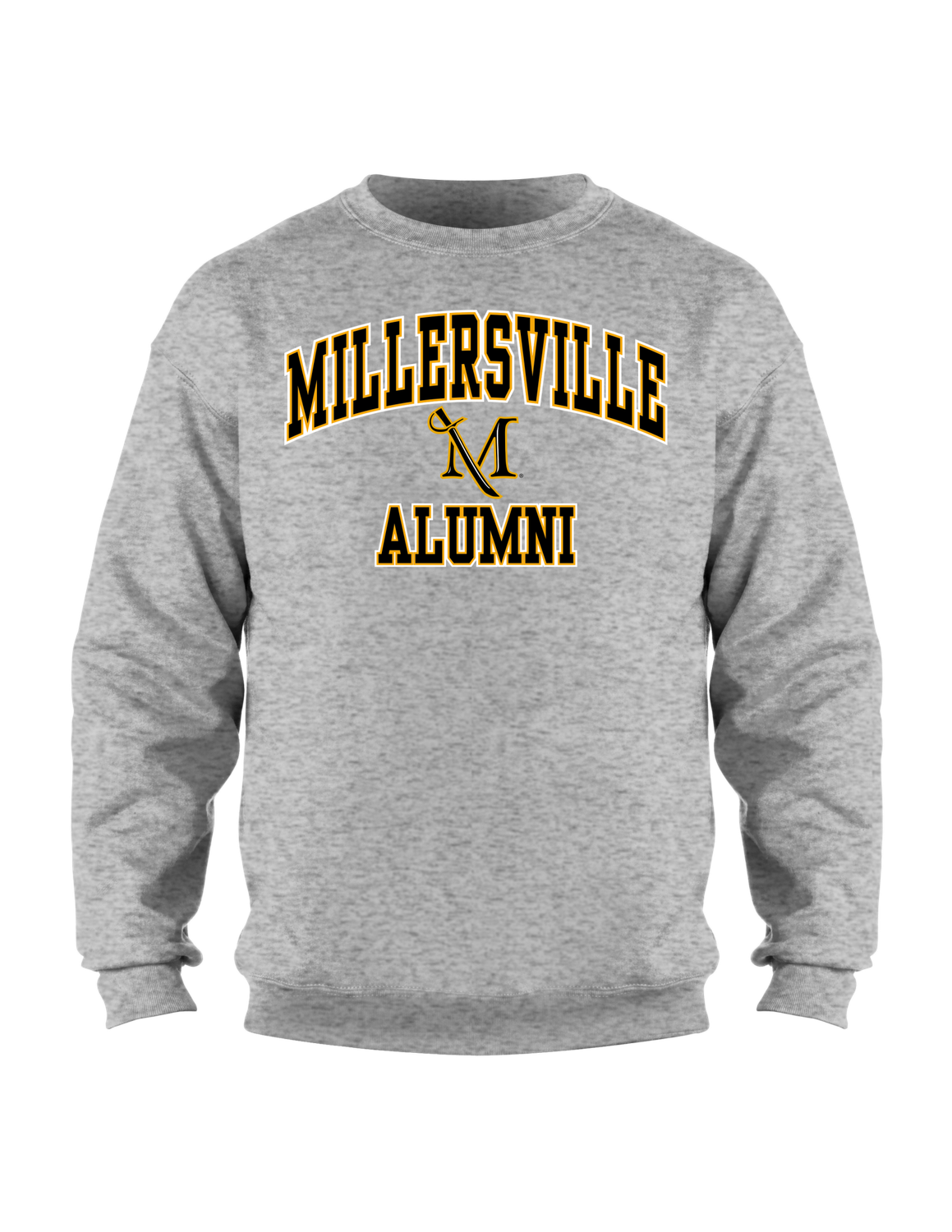 Millersville Alumni Sewn Crew, Color: Sport Grey, Size: Small