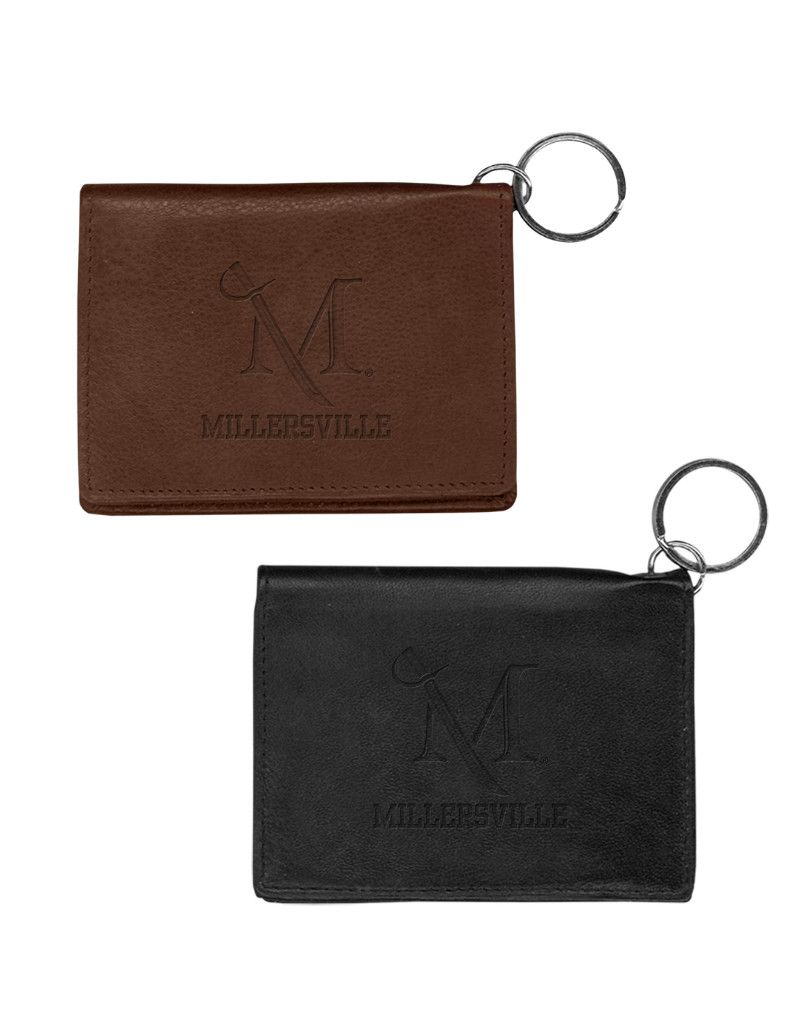Leather ID Holder, Color: Brown