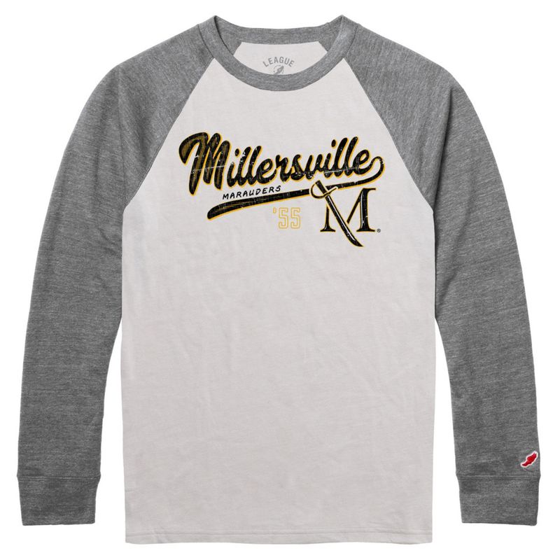 Victory Falls Raglan Baseball Longsleeve Heather Canvas/Fall Heather