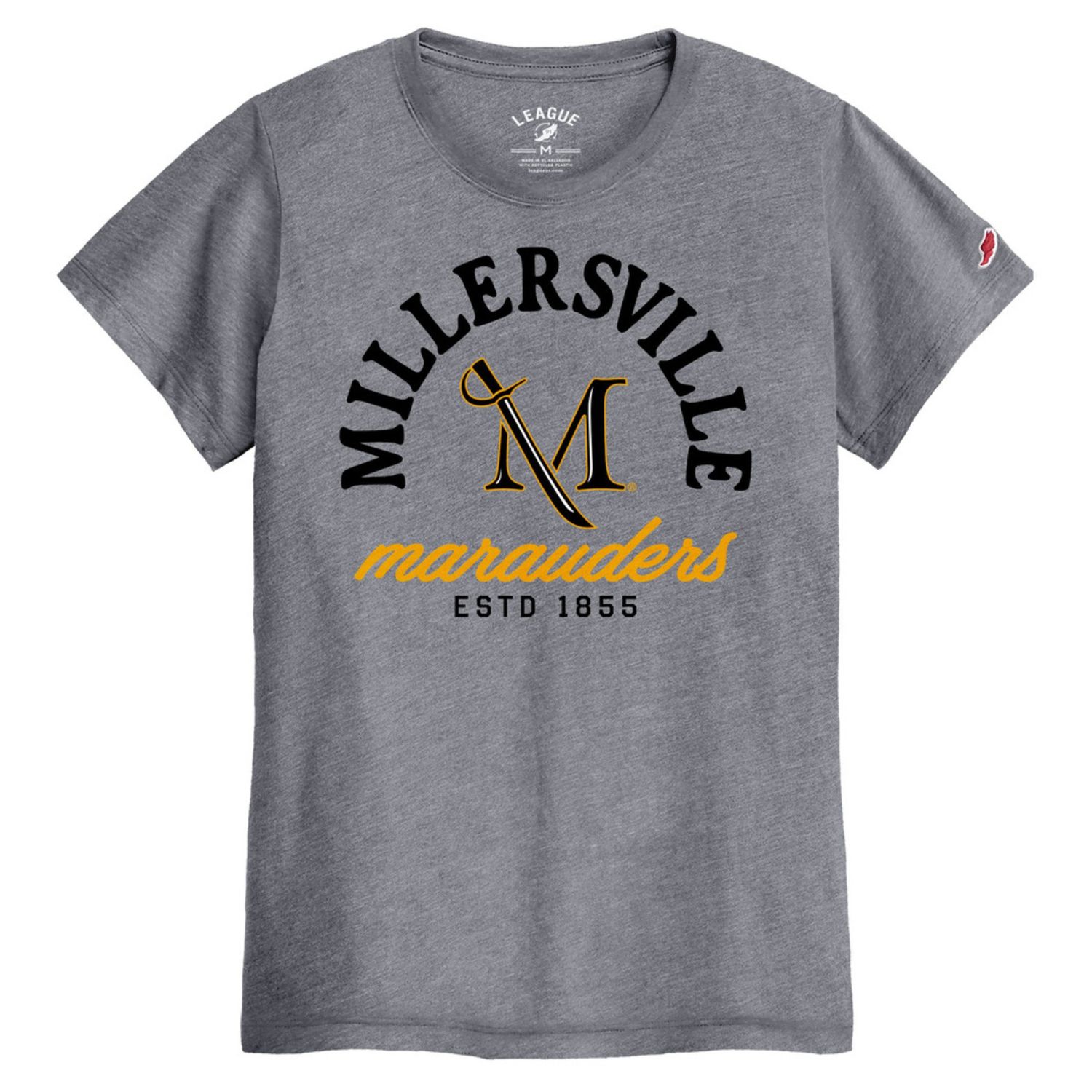 Intramural Classic Tee with Millersville Arch, Color: Fall Heather, Size: Small