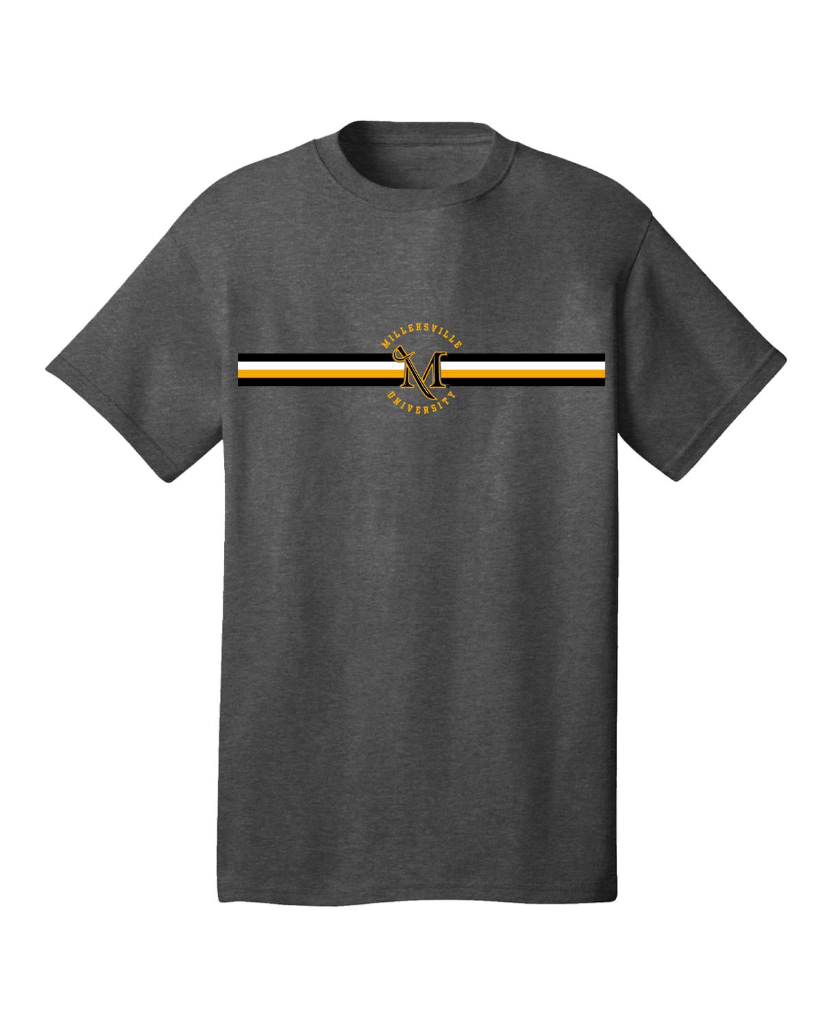 Everette Short Sleeve Tee with M-Sword Black Heather