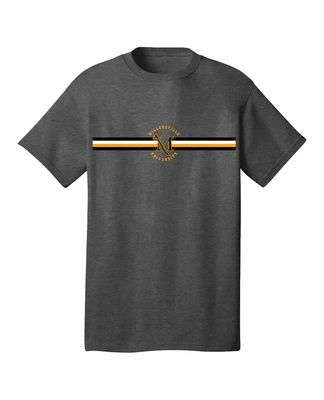 Everette Short Sleeve Tee with M-Sword Black Heather
