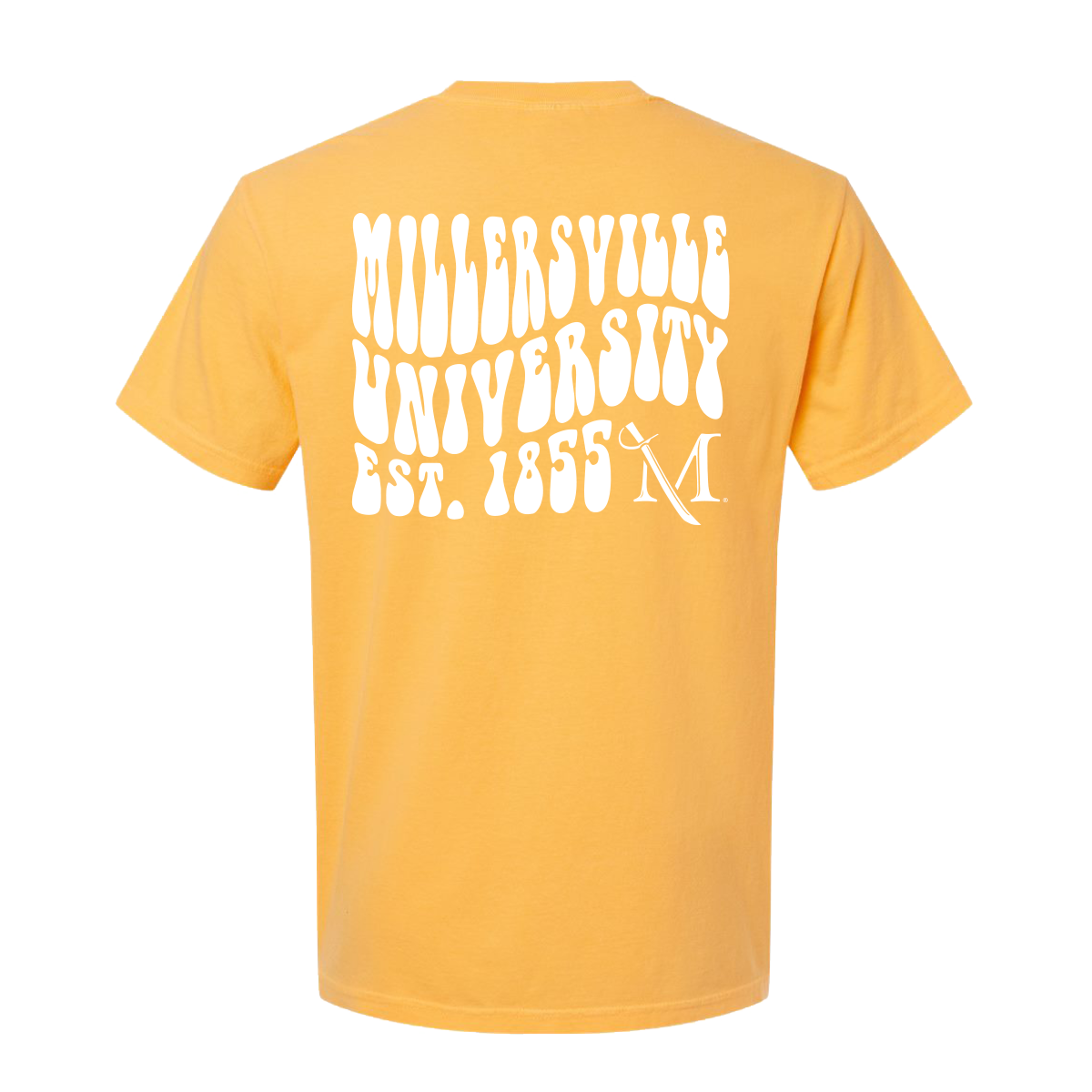 Comfort Colors Groovy Font Tee, Color: Citrus, Size: Small