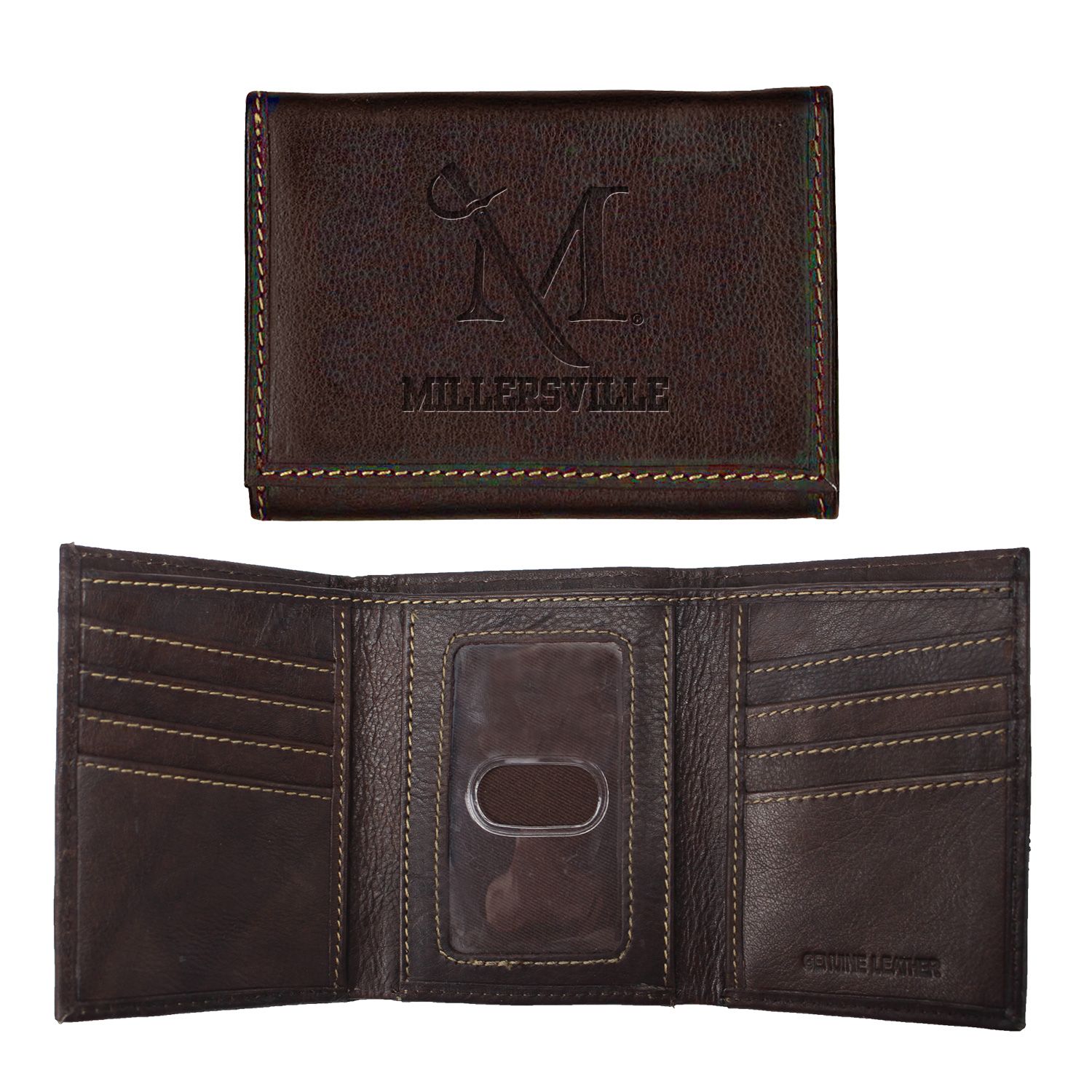 Trifold Wallet, Color: Brown