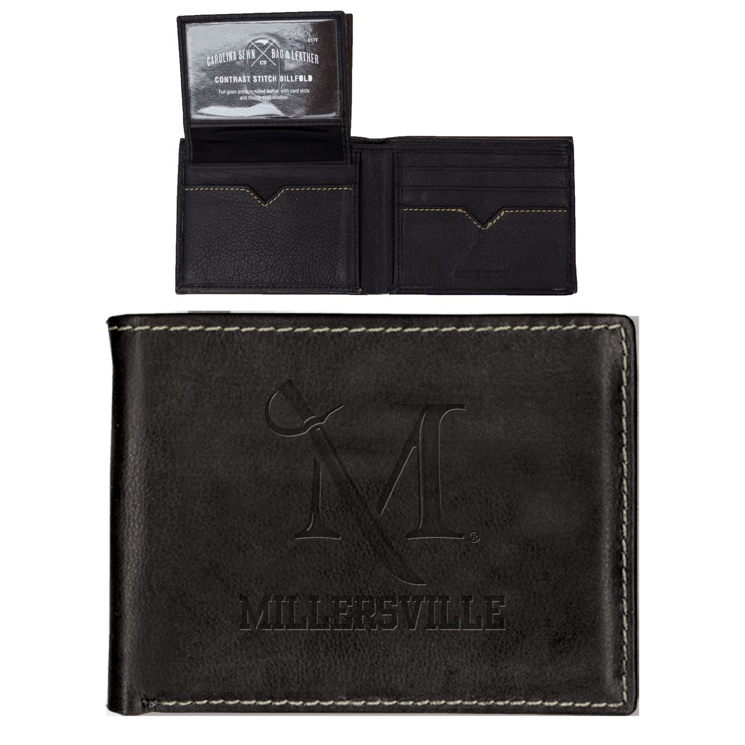 Millersville Bifold Wallet, Color: Black