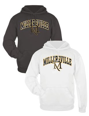 B-Core Hood Millersville Applique with M-Sword