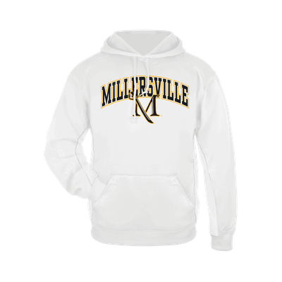 B-Core Hood Millersville Applique with M-Sword