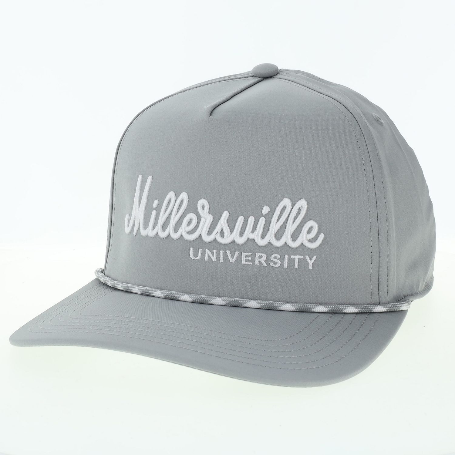 Caddy Hat, Color: Grey with White Rope