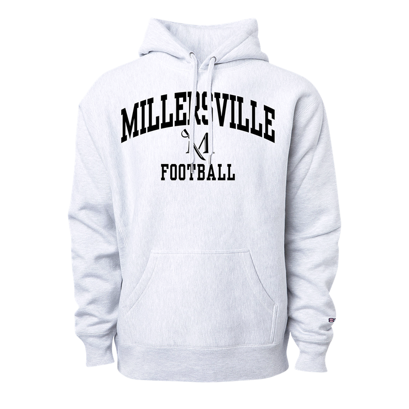 Football Reverse Weave Hood Ash