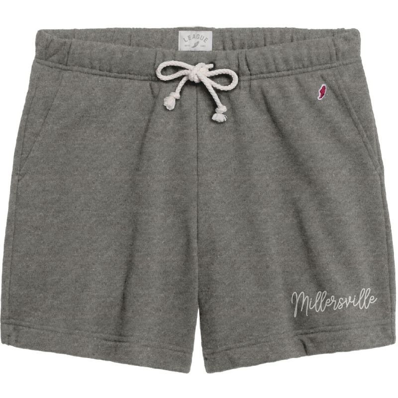 Academy Shorts with Embroidery Phys Ed Grey