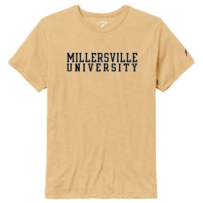 Victory Falls Millersville University Tee Heather Varsity Gold