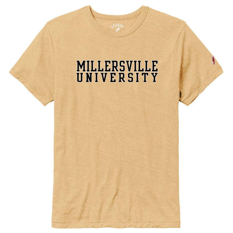 Victory Falls Millersville University Tee Heather Varsity Gold