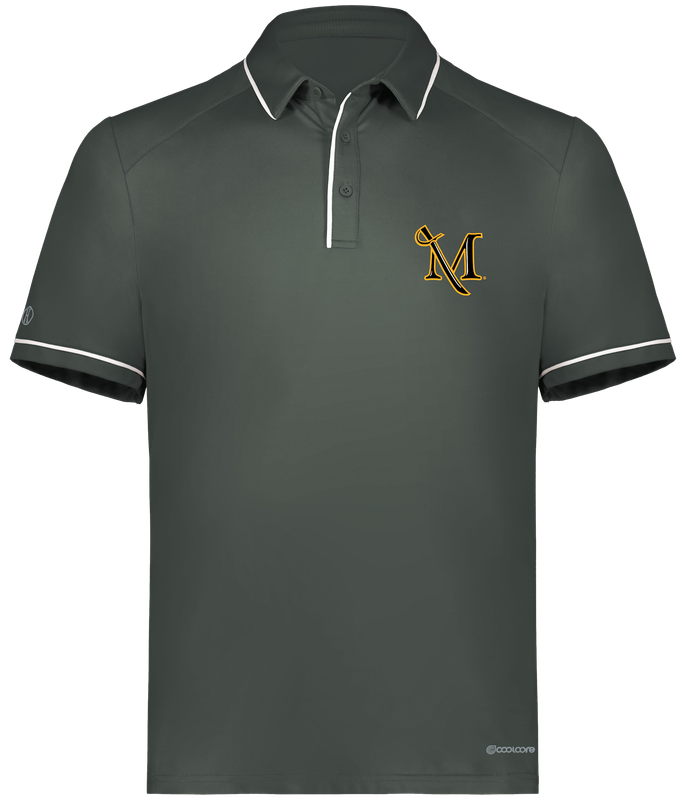 Men's Performance M-Sword Polo Iron Grey