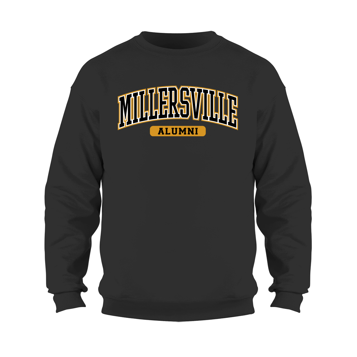 Millersville Alumni Applique Crew, Color: Black, Size: Small