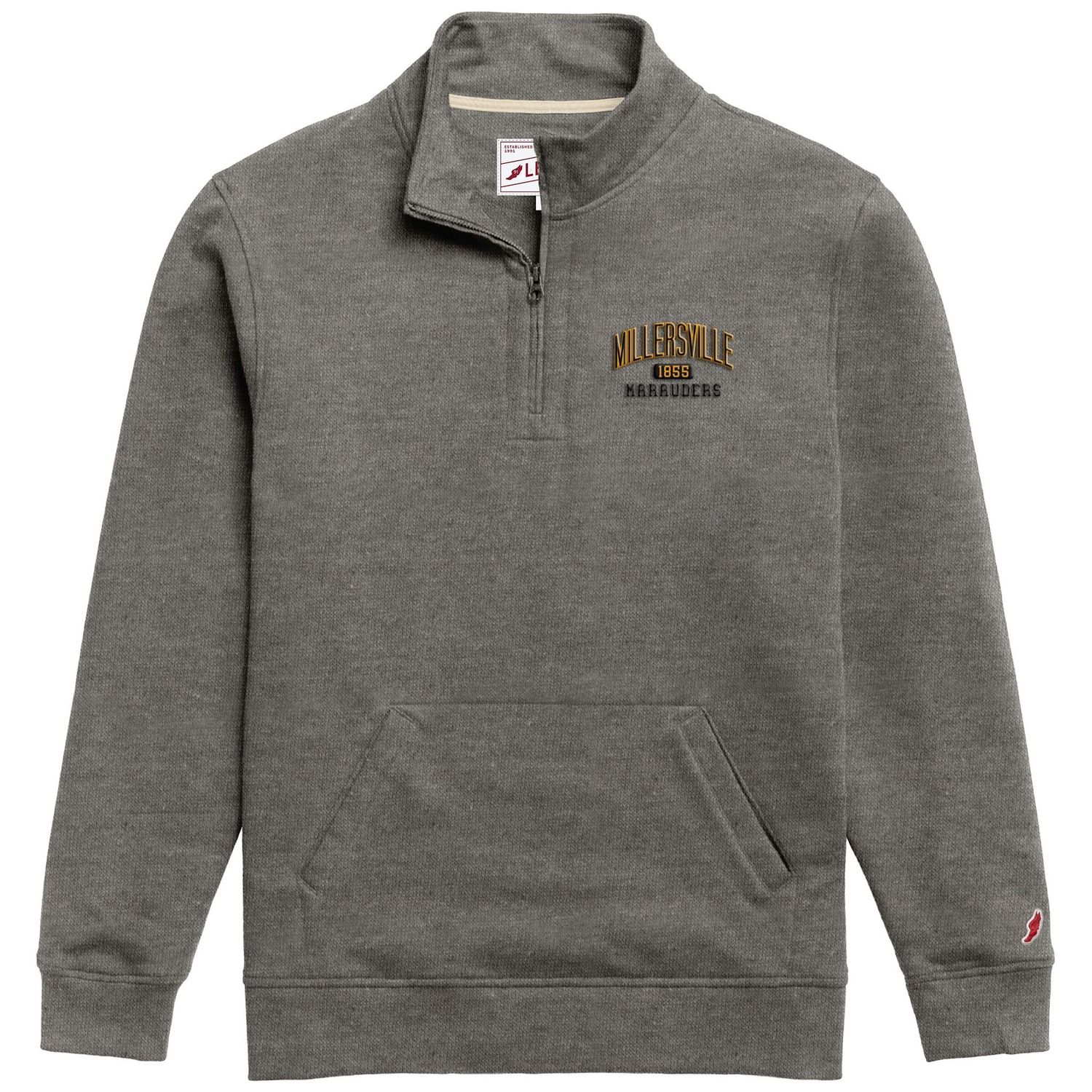 Stadium 1/4 Zip Phys Ed Grey