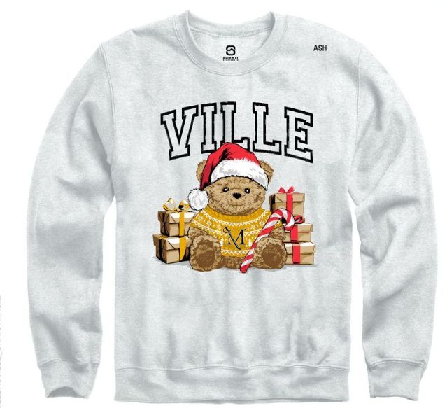 Holiday Bear Crew Ash