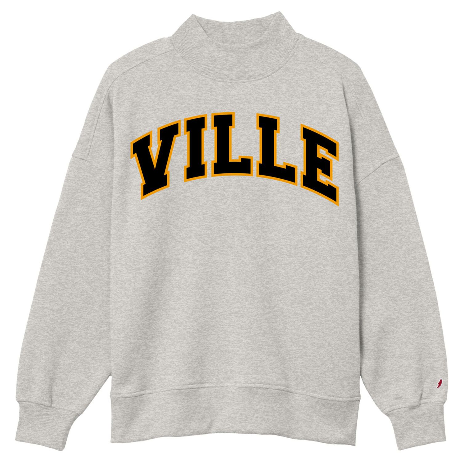 Diana Mock Neck Steel Grey