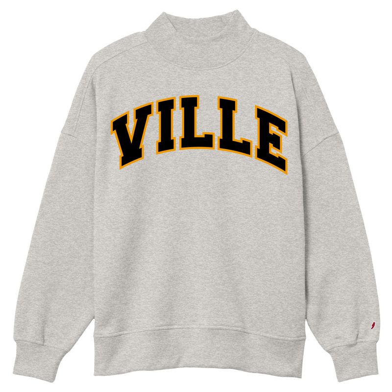 Diana Mock Neck Steel Grey