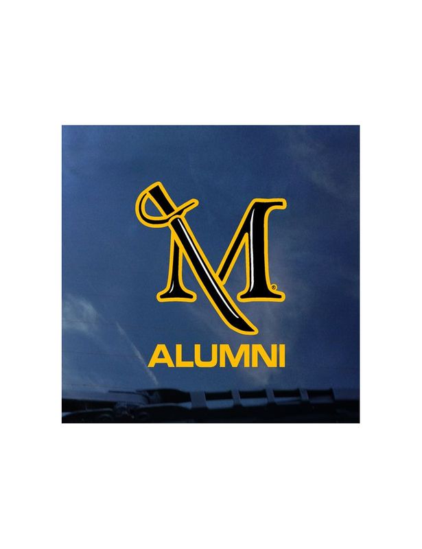 M Sword Over Alumni Decal