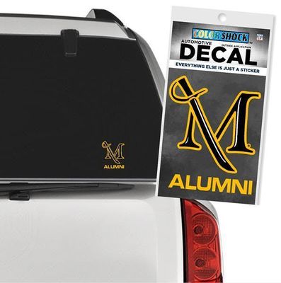 M Sword Over Alumni Decal